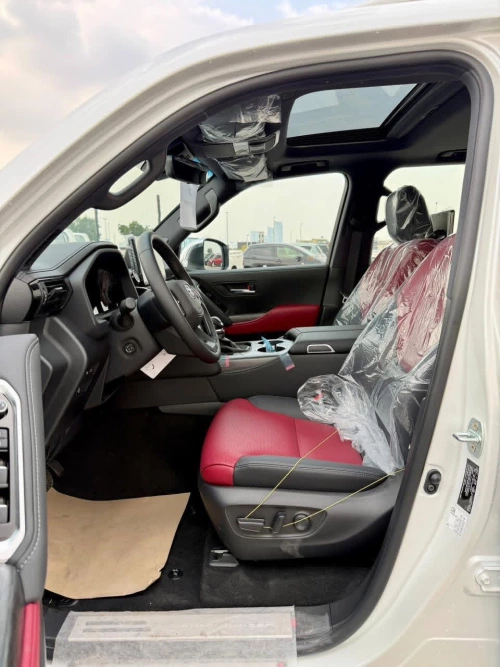 Toyota Land Cruiser VX.R 3.5L Petrol 2026 Model Year White Color Exterior 