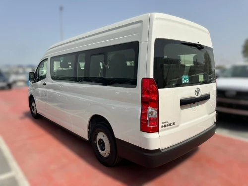 Toyota Hiace High Roof 3.5L Petrol AT 2026 Model Year - White (Black Bumper)