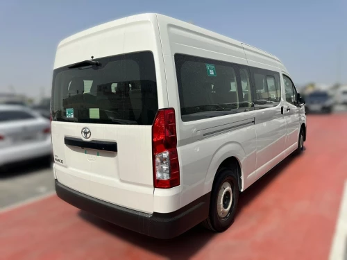 Toyota Hiace High Roof 3.5L Petrol AT 2026 Model Year - White (Black Bumper)