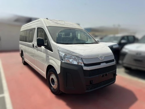 Toyota Hiace High Roof 3.5L Petrol AT 2026 Model Year - White (Black Bumper)