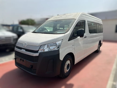 Toyota Hiace High Roof 3.5L Petrol AT 2026 Model Year - White (Black Bumper)