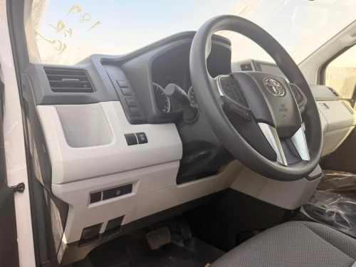 Toyota Hiace High Roof 3.5L Petrol AT 2026 Model Year - White (Black Bumper)