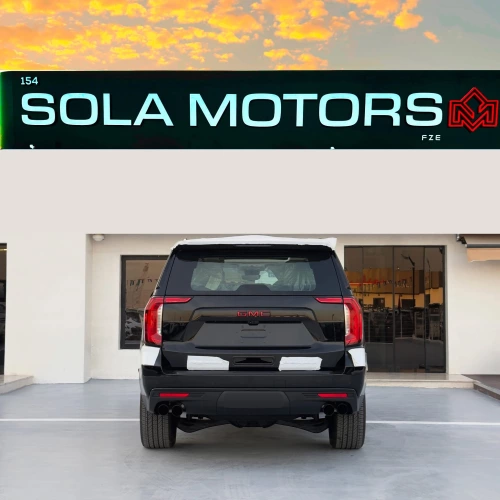 GMC Yukon Denali 6.2L Petrol 2026 Model Year Black Color Exterior 