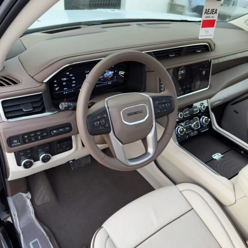 GMC Yukon Denali 6.2L Petrol 2026 Model Year Black Color Exterior 