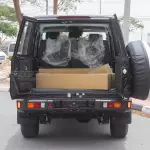 Toyota Land Cruiser LC 76 Hard-Top 2026 Model Year Grey Color Exterior - Thumbnail 4