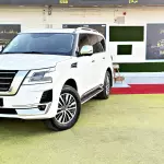 Nissan Petrol Platinum 5.7L Petrol 2021 Model Year White Color Exterior - Thumbnail 2