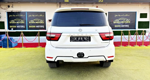Nissan Petrol Platinum 5.7L Petrol 2021 Model Year White Color Exterior