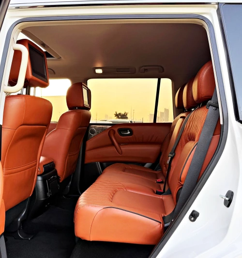 Nissan Petrol Platinum 5.7L Petrol 2021 Model Year White Color Exterior
