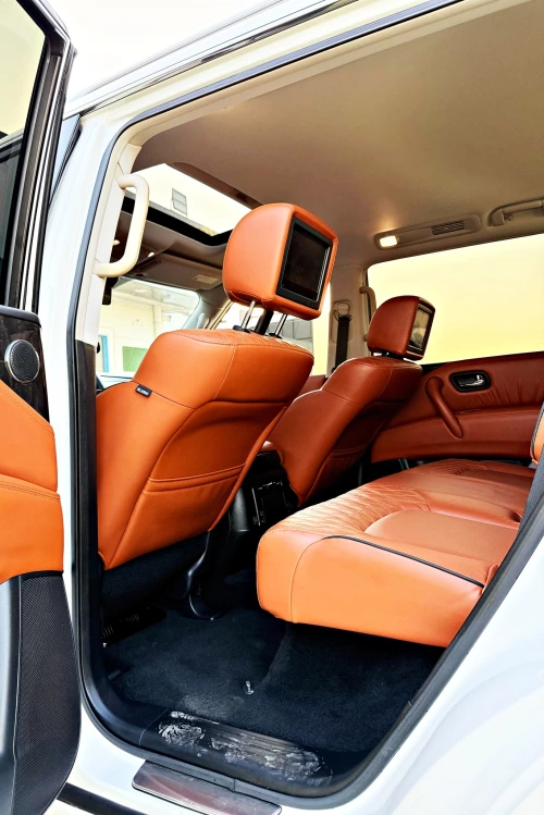Nissan Petrol Platinum 5.7L Petrol 2021 Model Year White Color Exterior