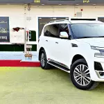 Nissan Petrol Platinum 5.7L Petrol 2021 Model Year White Color Exterior - Thumbnail 7