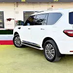 Nissan Petrol Platinum 5.7L Petrol 2021 Model Year White Color Exterior - Thumbnail 8
