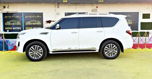 Nissan Petrol Platinum 5.7L Petrol 2021 Model Year White Color Exterior