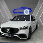 Mercedes-Benz S63 AMG 2024 - White / Red - Carsooq - Thumbnail 1