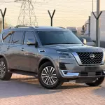 Nissan Armada SL 5.7L Petrol 2021 Model Year Grey Color Exterior  - Thumbnail 3