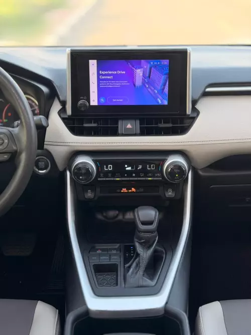 Toyota Rav4 XLE 2.5L Petrol 2023 Model Year White Color Exterior 