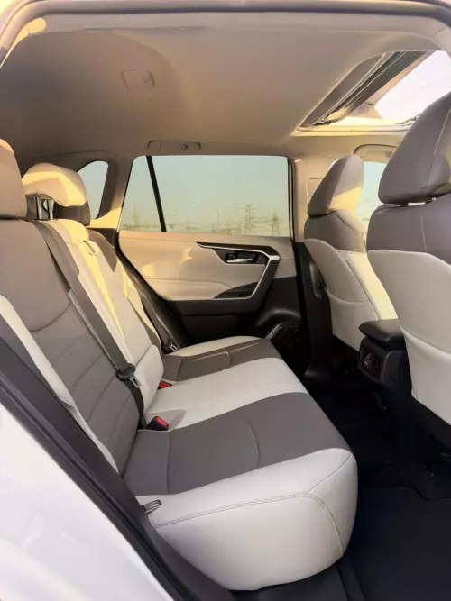 Toyota Rav4 XLE 2.5L Petrol 2023 Model Year White Color Exterior 