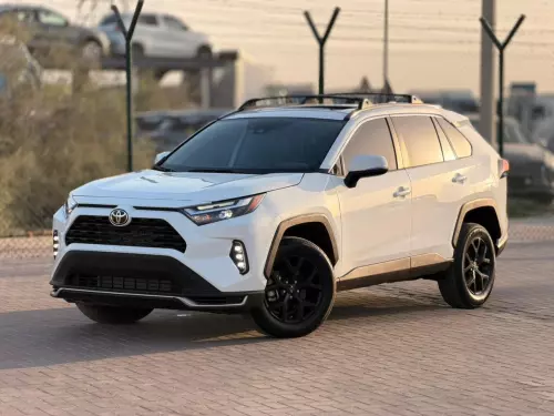 Toyota Rav4 XLE 2.5L Petrol 2023 Model Year White Color Exterior 