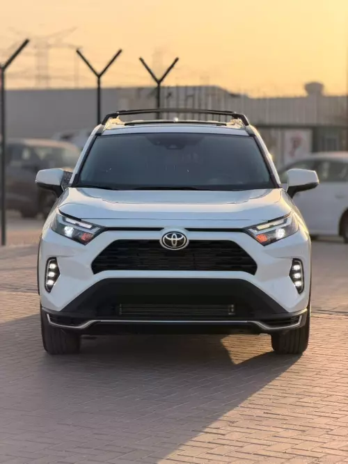 Toyota Rav4 XLE 2.5L Petrol 2023 Model Year White Color Exterior 