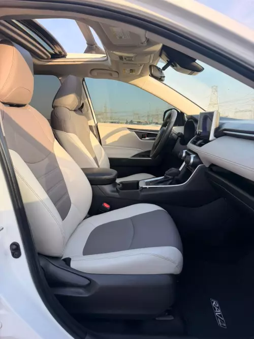 Toyota Rav4 XLE 2.5L Petrol 2023 Model Year White Color Exterior 