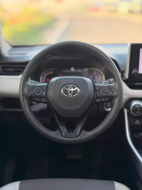 Toyota Rav4 XLE 2.5L Petrol 2023 Model Year White Color Exterior 