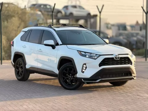 Toyota Rav4 XLE 2.5L Petrol 2023 Model Year White Color Exterior 