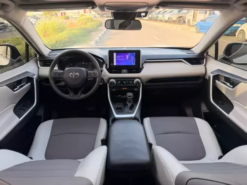 Toyota Rav4 XLE 2.5L Petrol 2023 Model Year White Color Exterior 