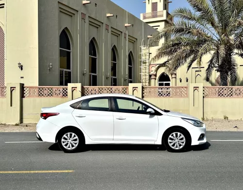 Hyundai Accent 1.6L Petrol 2022 Model Year White Color Exterior