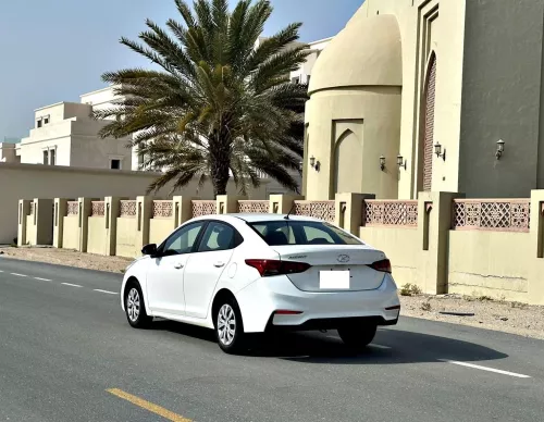 Hyundai Accent 1.6L Petrol 2022 Model Year White Color Exterior