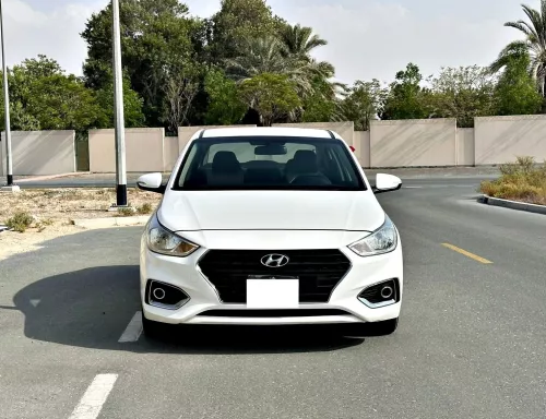 Hyundai Accent 1.6L Petrol 2022 Model Year White Color Exterior