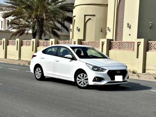 Hyundai Accent 1.6L Petrol 2022 Model Year White Color Exterior