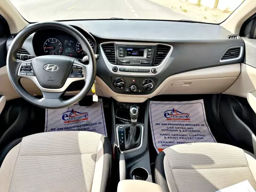 Hyundai Accent 1.6L Petrol 2022 Model Year White Color Exterior