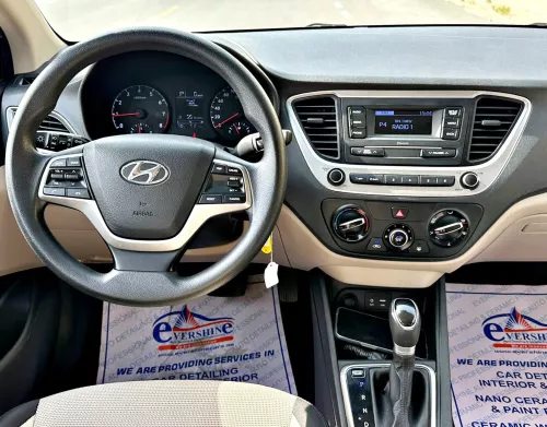 Hyundai Accent 1.6L Petrol 2022 Model Year White Color Exterior