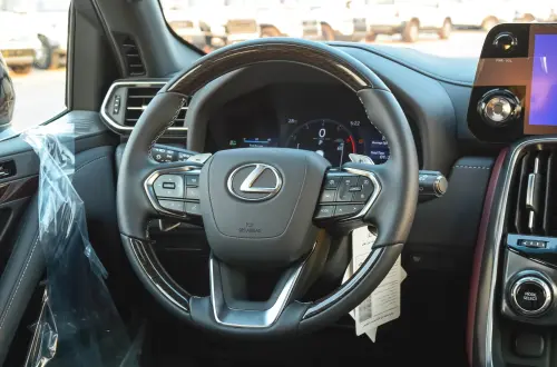 Lexus LX600 Turbo Sport 2025 Model Year Black Exterior