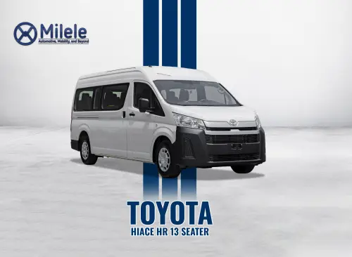 TOYOTA HIACE HR 13 SEATER MODEL YEAR 2026 WHITE COLOR