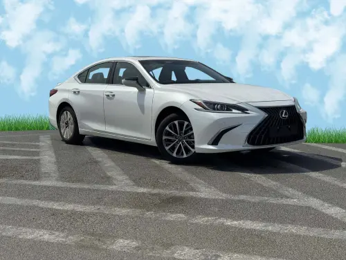 Lexus ES300h Hybrid 2025 Model Year White Exterior