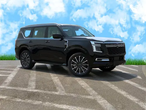 Nissan Patrol Platinum City 2025 Model Year Black Exterior