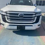 2026 Toyota Land Cruiser VXR  3.5L White Exterior Red and Black Interior - Thumbnail 1