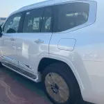 2026 Toyota Land Cruiser VXR  3.5L White Exterior Red and Black Interior - Thumbnail 2