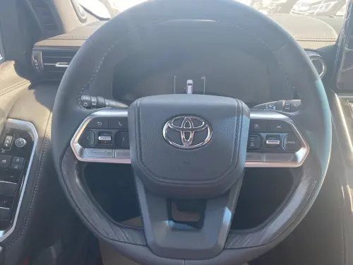 2026 Toyota Land Cruiser VXR  3.5L White Exterior Red and Black Interior