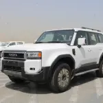  2026 Toyota Prado 2.4L Petrol White Exterior Black Interior - Thumbnail 2