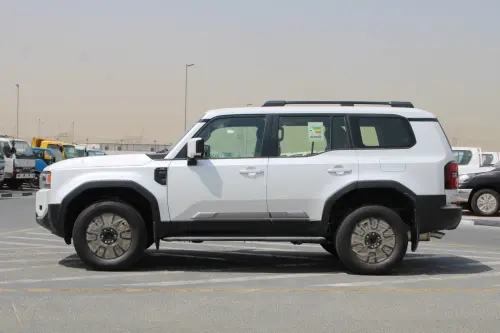  2026 Toyota Prado 2.4L Petrol White Exterior Black Interior