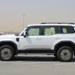  2026 Toyota Prado 2.4L Petrol White Exterior Black Interior - Thumbnail 3