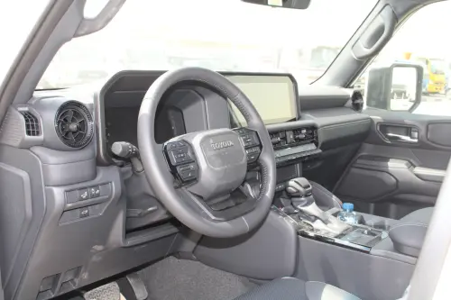  2026 Toyota Prado 2.4L Petrol White Exterior Black Interior
