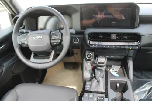  2026 Toyota Prado 2.4L Petrol White Exterior Black Interior