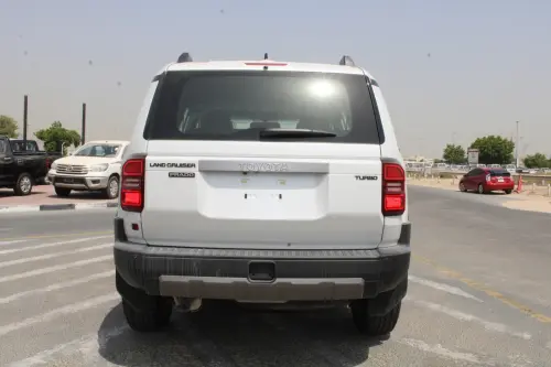  2026 Toyota Prado 2.4L Petrol White Exterior Black Interior