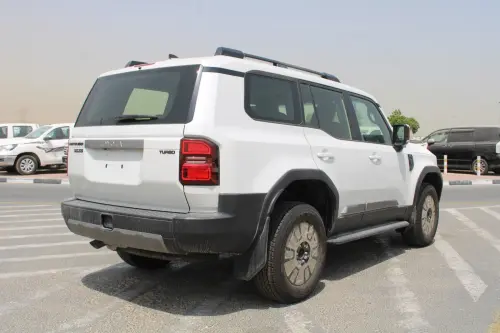 2026 Toyota Prado 2.4L Petrol White Exterior Black Interior