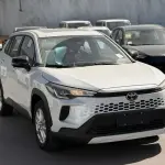 2025 Toyota Corolla Cross White Hybrid Automatic New - Thumbnail 2