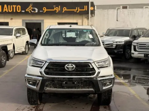 Toyota Hilux SR5 Petrol Automatic 2025 Double Cabin - White / Red