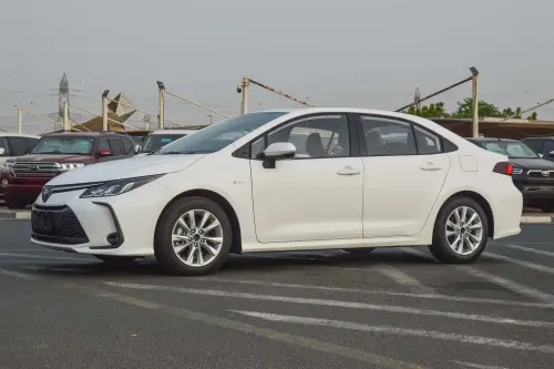 2025 Toyota Corolla 1.8 Hybrid White Exterior Black Interior