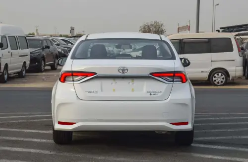2025 Toyota Corolla 1.8 Hybrid White Exterior Black Interior